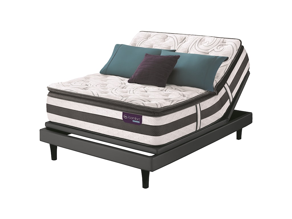 serta icomfort hybrid observer super pillowtop queen mattress